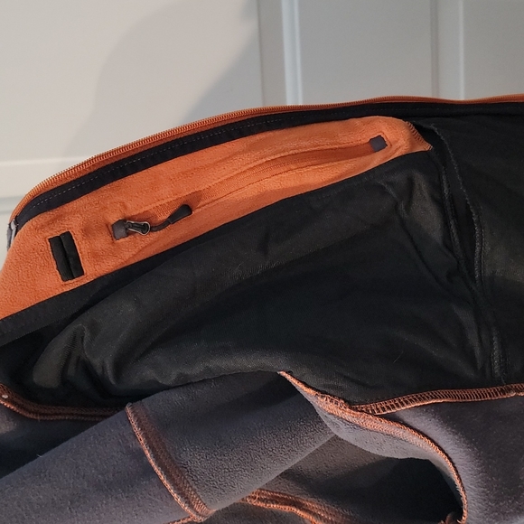 TEK GEAR ORANGE HEAVY FLEECE FULL ZIP JACKET - Picture 9 of 12